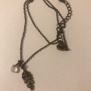 American Eagle feather necklace